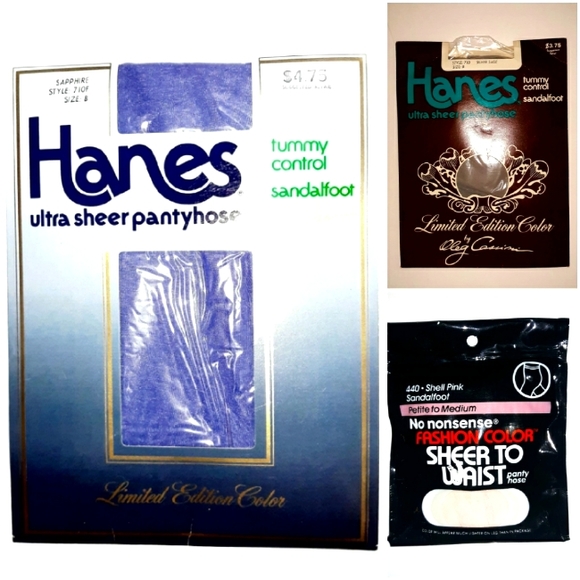 Colored Tights Hosiery Bundle of 6 Pair NWT - Picture 3 of 5